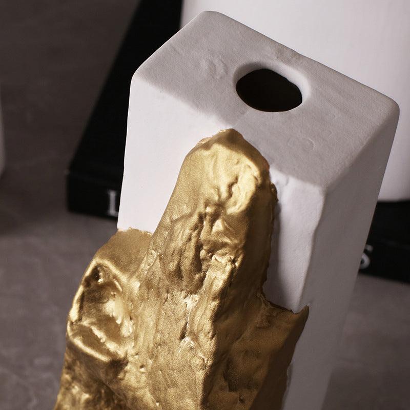 Creative New Chinese Minimalist Ceramic Vase - Pacisia