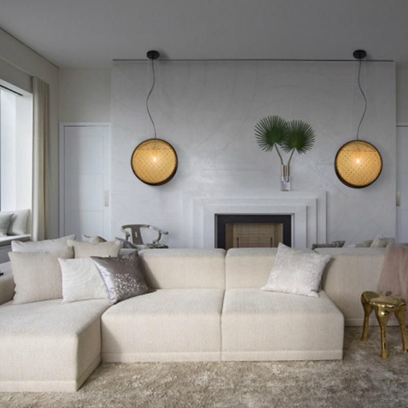 Creative Rattan Retro Lamps For Restaurant Chandelier - Pacisia