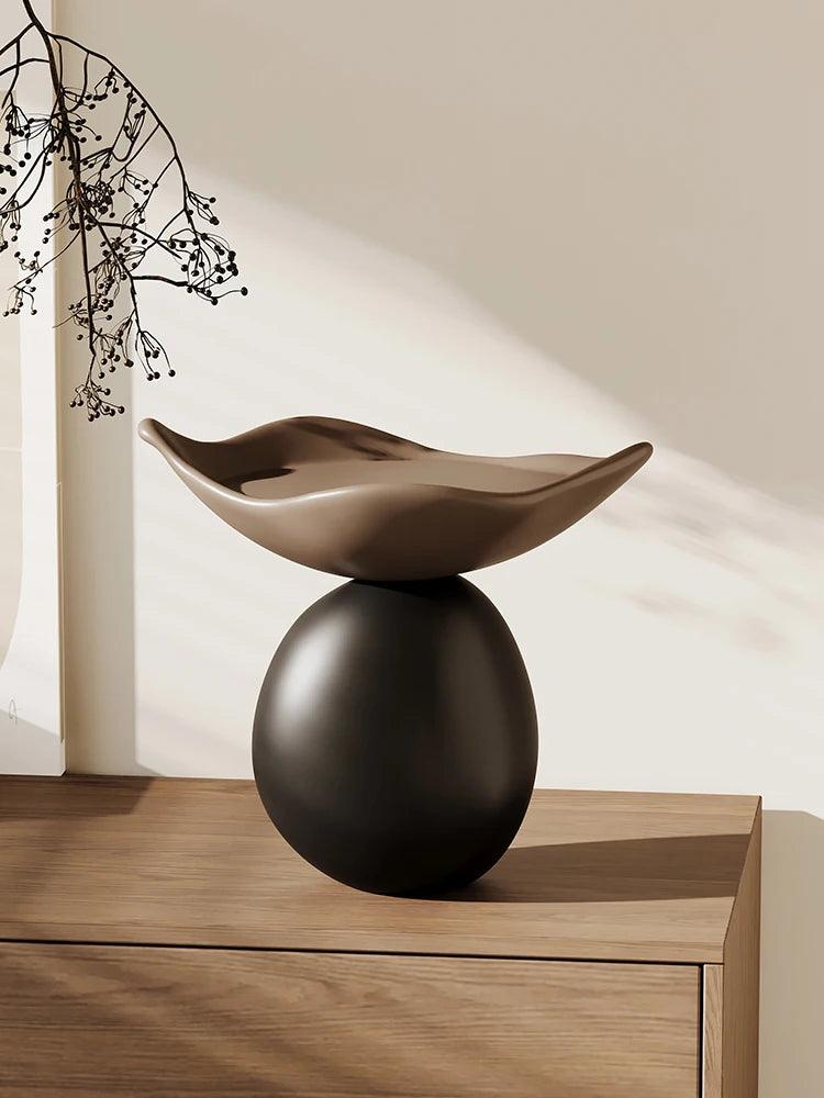 Creative Time Runs With Decorative Sculpture Living Room,Foyer,Cabinet,Key,Desktop Storage,Fruit Tray,Ornament Gifts Customized - Pacisia