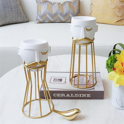 Creative vase living room flower arrangement - Pacisia