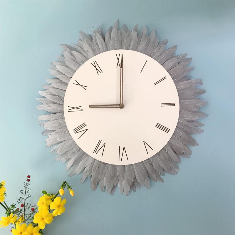 Creative Wall Clock Woven Tapestry Clock Clock - Pacisia