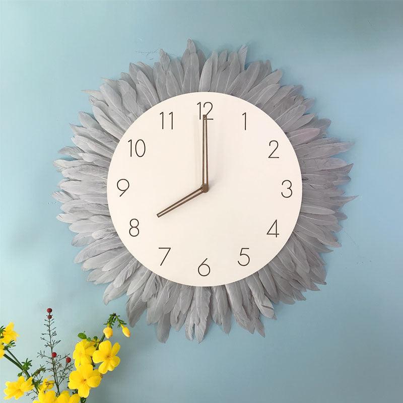 Creative Wall Clock Woven Tapestry Clock Clock - Pacisia