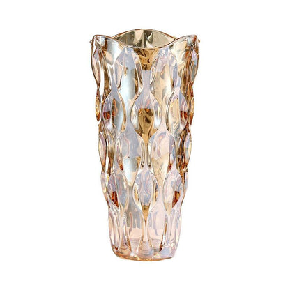 Crystal Glass Vase Flower Arrangement Decoration Ornaments - Pacisia