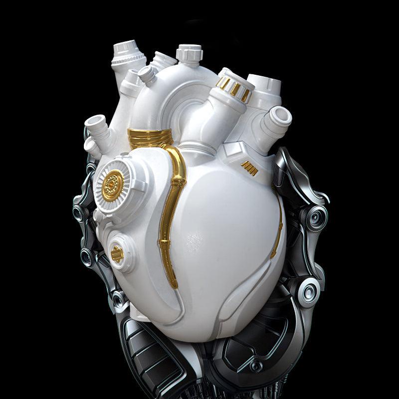 Cyber Punk Simulation Heart Vase Ornament Creative Technology Halloween Home Decor - Pacisia