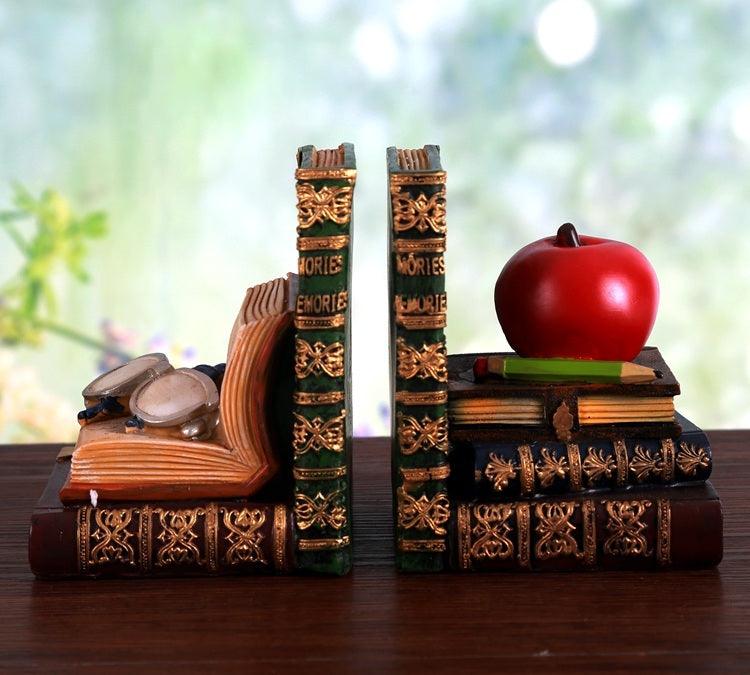 European Vintage Study Desk Decorations Bookend Books By Creative Fashion Bookstand Office Bookshelf - Pacisia