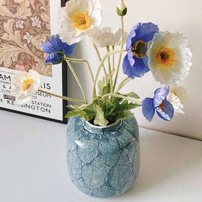 Decorative Ceramic Vase With Flower Arrangement For Living Room And Dining Table - Pacisia
