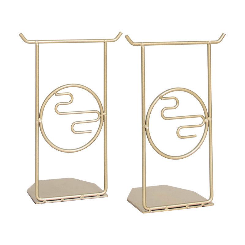 Desktop Metal Bookend Study Office Documents - Pacisia