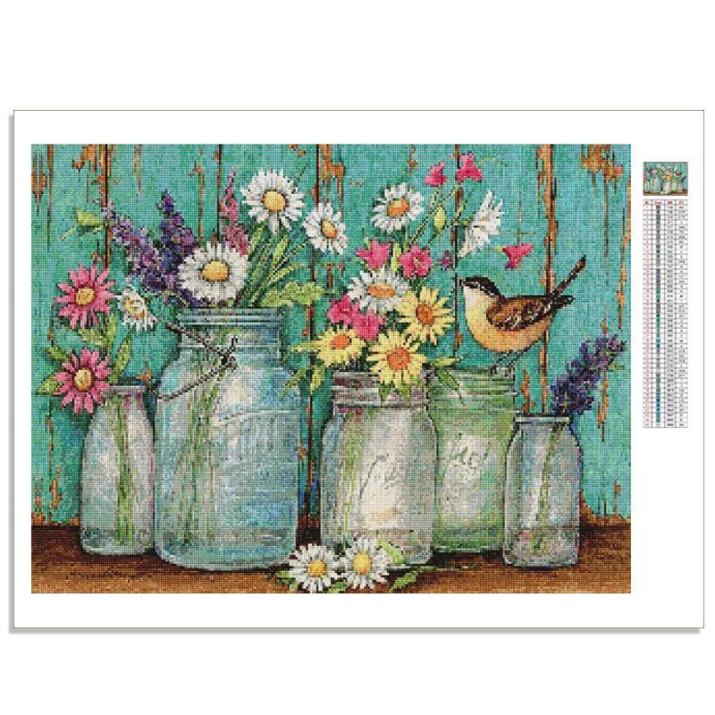 Diamond Mosaic Vase Diamond Painting - Pacisia