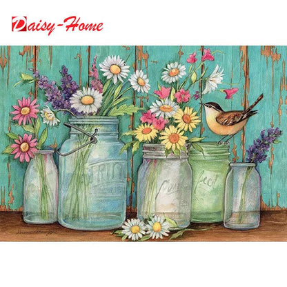 Diamond Mosaic Vase Diamond Painting - Pacisia
