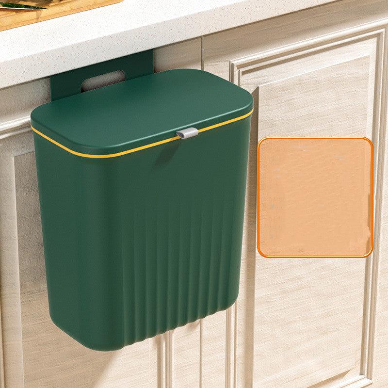 Domestic Hanging Kitchen Waste Bin With Lid - Pacisia