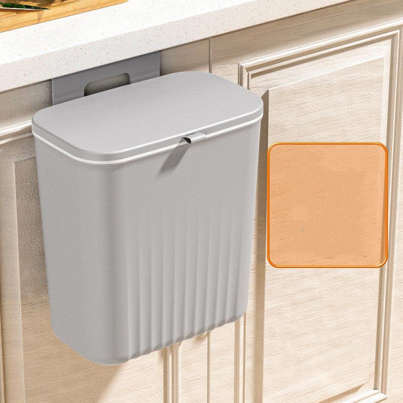 Domestic Hanging Kitchen Waste Bin With Lid - Pacisia