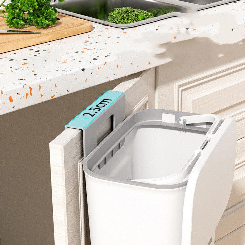 Domestic Hanging Kitchen Waste Bin With Lid - Pacisia