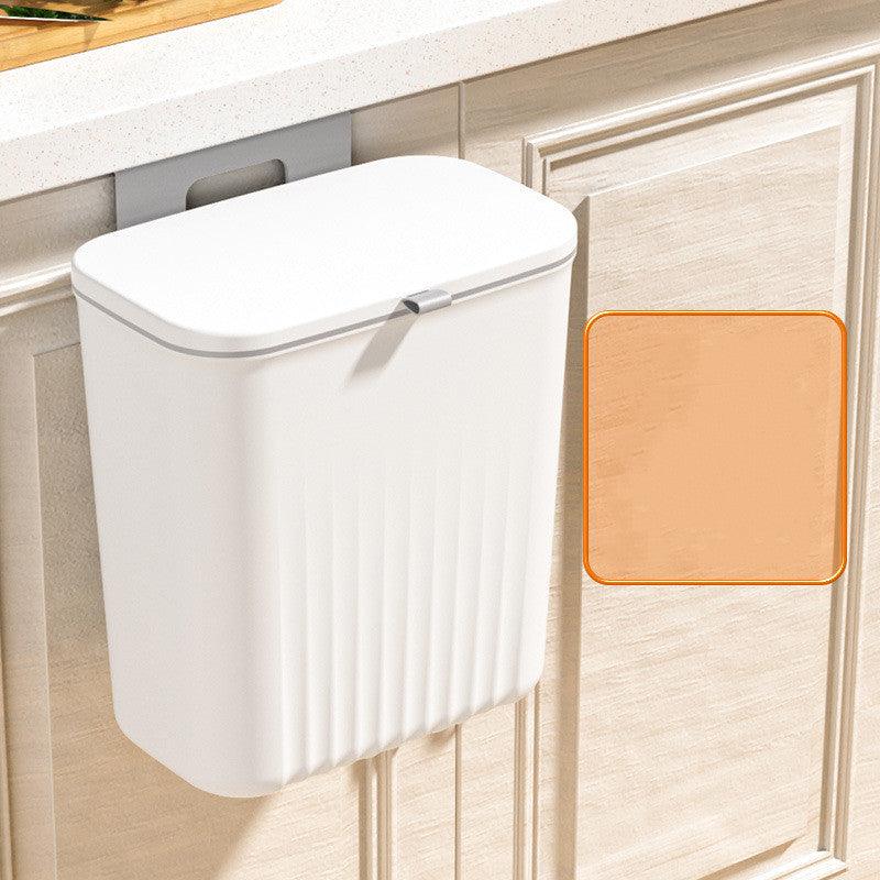 Domestic Hanging Kitchen Waste Bin With Lid - Pacisia