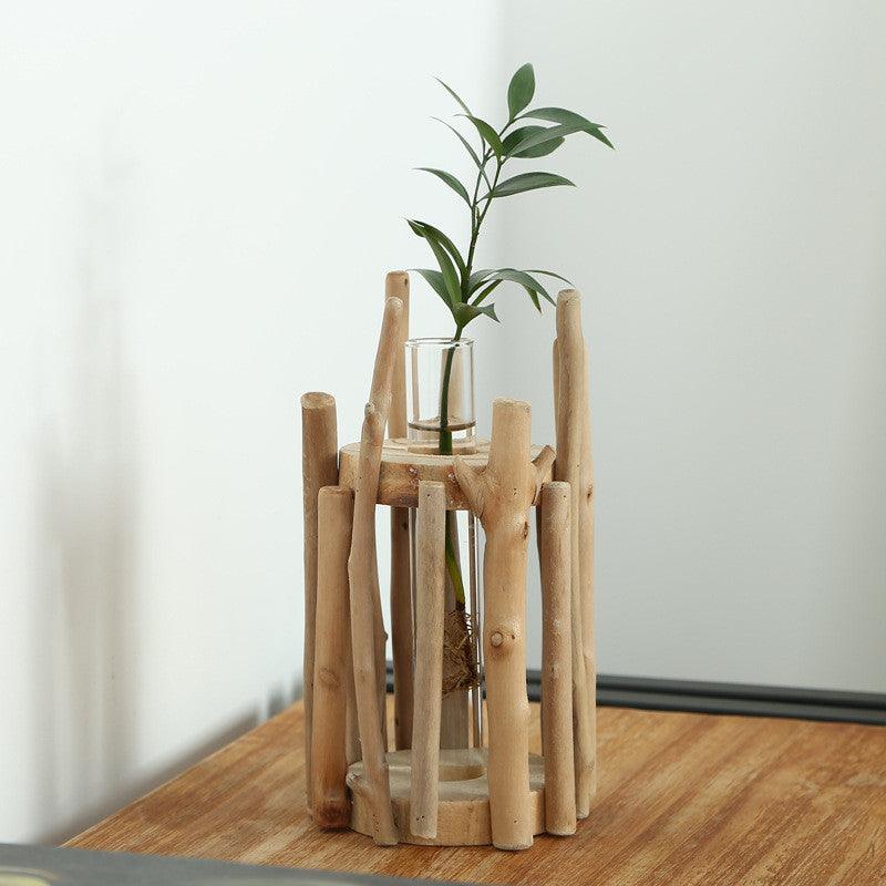 Driftwood Creative Art Crafts Glass Vase - Pacisia