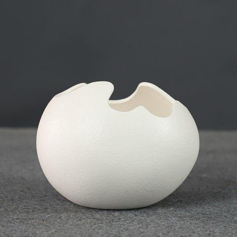 Eggshell Living Room Ceramic Hydroponic Vase Pot Desktop Flower Small And Simple Indoor Green Dill - Pacisia
