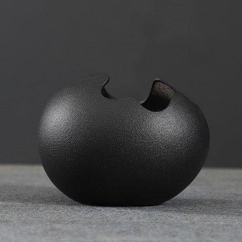 Eggshell Living Room Ceramic Hydroponic Vase Pot Desktop Flower Small And Simple Indoor Green Dill - Pacisia