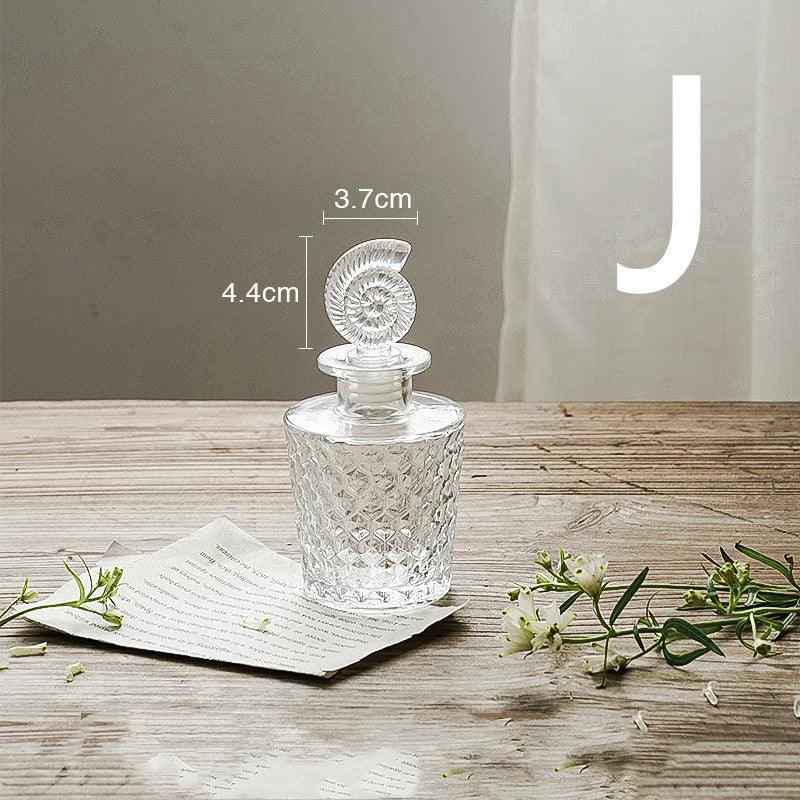 Embossed Transparent Glass Vase Flower Arrangement Decoration - Pacisia