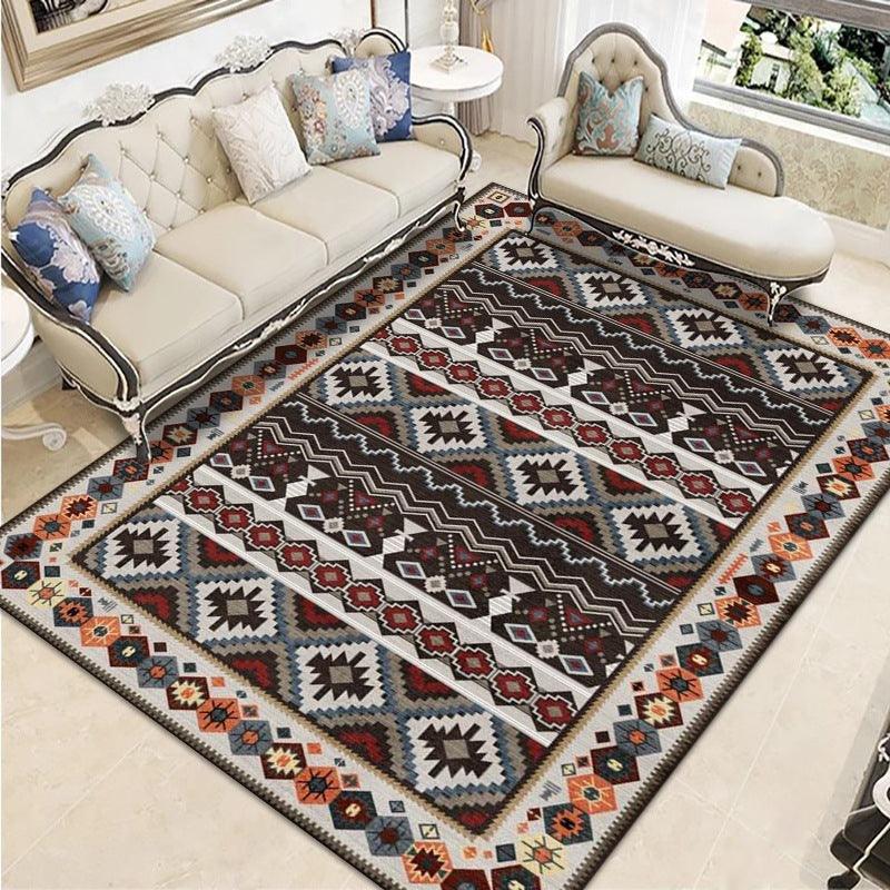 Ethnic Style Carpet Retro Living Room Sofa Floor Mat - Pacisia