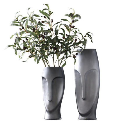 European And American Creative Modern Face Glass Vase Decoration - Pacisia