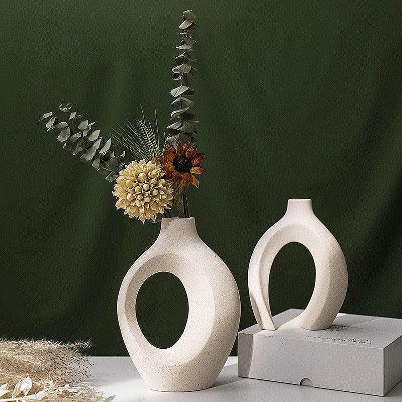 European Ceramic Vase Combination Ins Style Creative Decoration - Pacisia