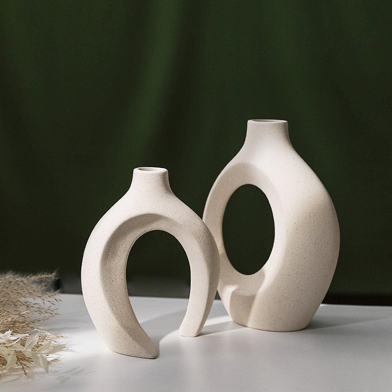European Ceramic Vase Combination Ins Style Creative Decoration - Pacisia