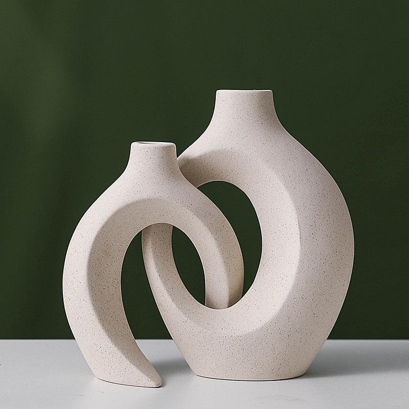 European Ceramic Vase Combination Ins Style Creative Decoration - Pacisia