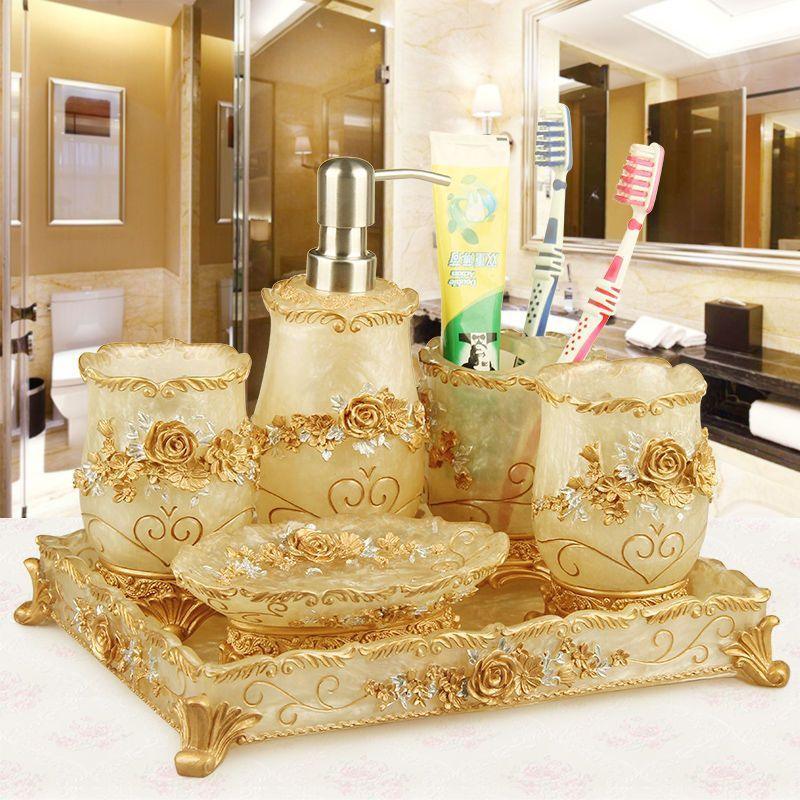 European Style Bathroom 6-piece Set Bathroom Suit - Pacisia