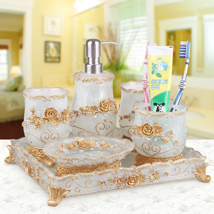 European Style Bathroom 6-piece Set Bathroom Suit - Pacisia