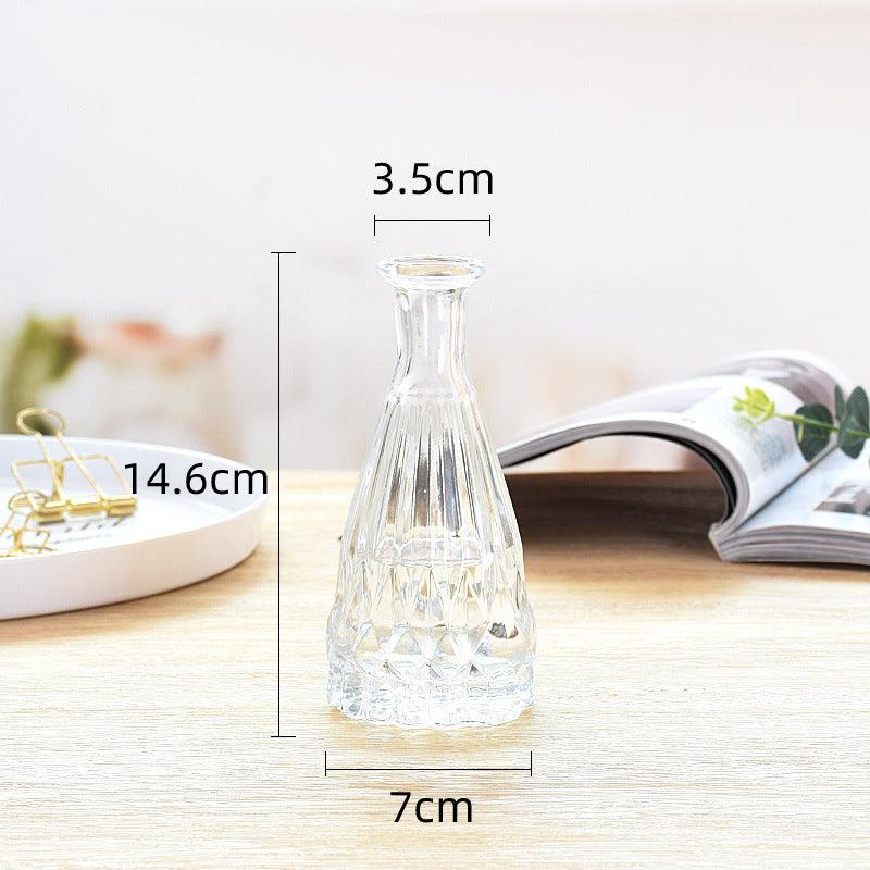 European Style Glass Vase Cone Shaped - Pacisia