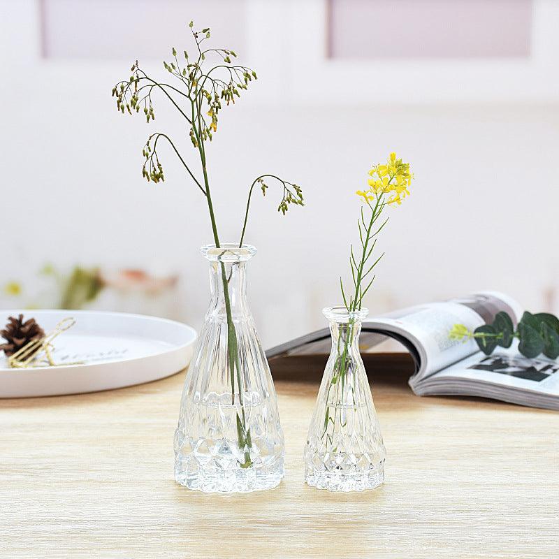 European Style Glass Vase Cone Shaped - Pacisia