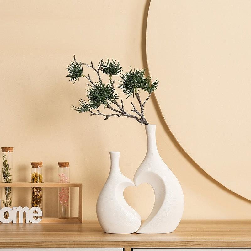 European-style Simple Ceramic Vase Living Room Wine Cabinet High-end - Pacisia