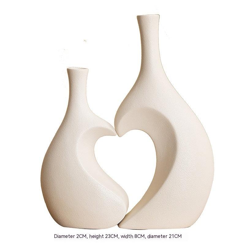 European-style Simple Ceramic Vase Living Room Wine Cabinet High-end - Pacisia