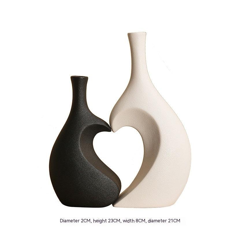 European-style Simple Ceramic Vase Living Room Wine Cabinet High-end - Pacisia