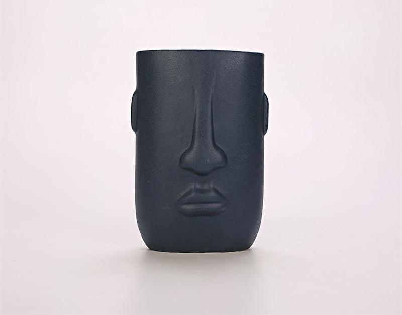 Face Ceramic Vase Creative Simplicity - Pacisia