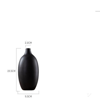Factory Hot Sale Simple Style Light Luxury Small Restaurant Ceramic Decoration Vase - Pacisia