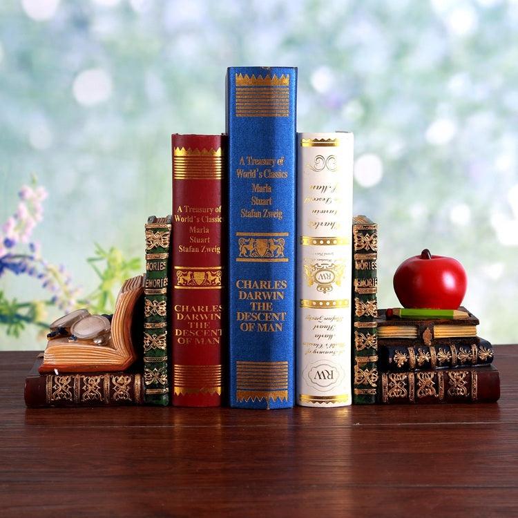 European Vintage Study Desk Decorations Bookend Books By Creative Fashion Bookstand Office Bookshelf - Pacisia