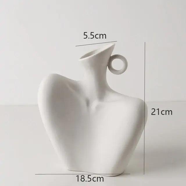 Home Décor Sculpture Ceramic Vase - Pacisia