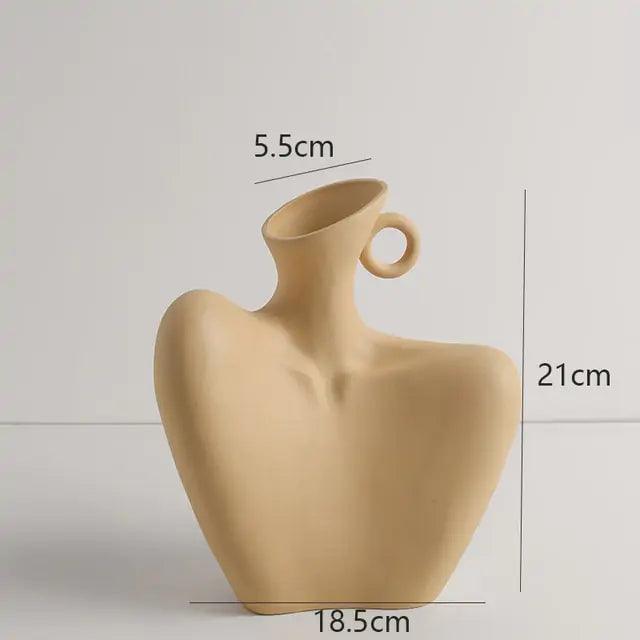 Home Décor Sculpture Ceramic Vase - Pacisia