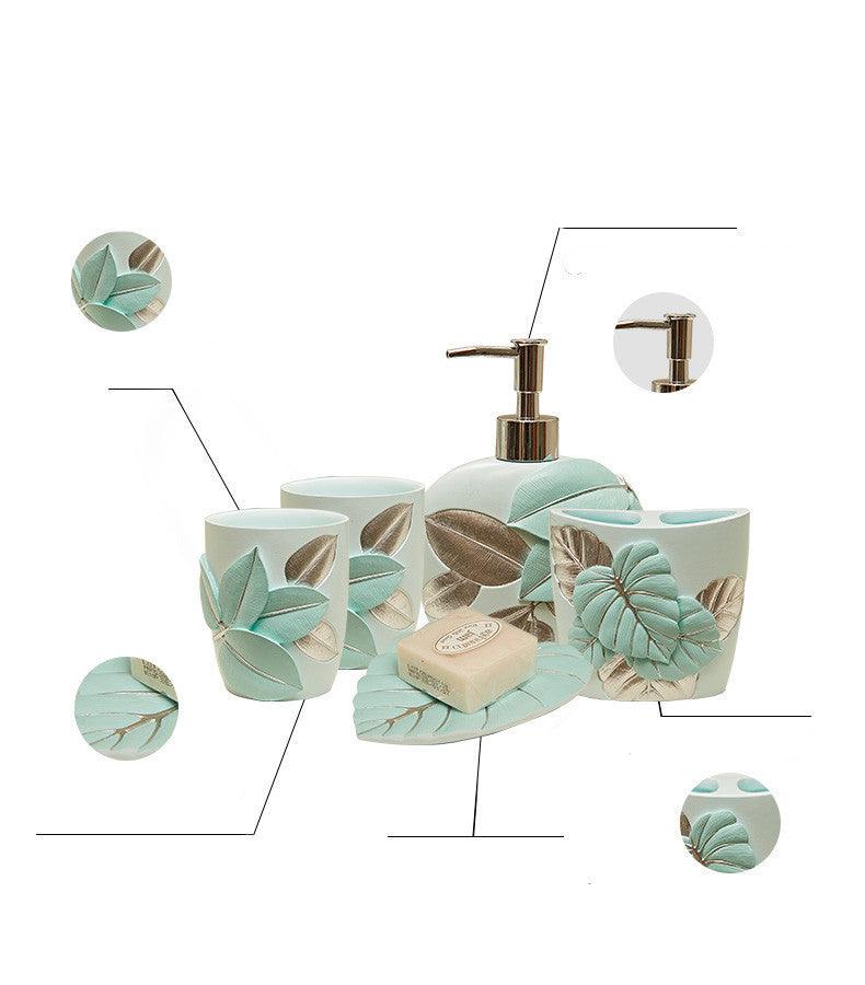 Five-piece Bathroom Set For Light Luxury Home - Pacisia