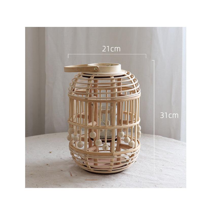 Floor Vase Bamboo Woven Lantern - Pacisia