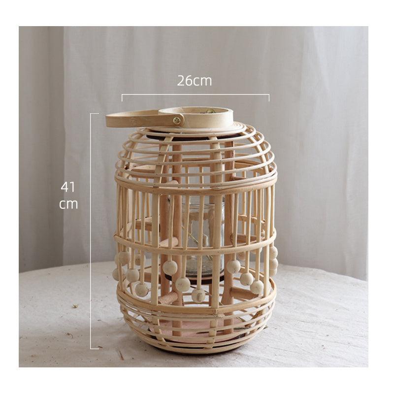 Floor Vase Bamboo Woven Lantern - Pacisia