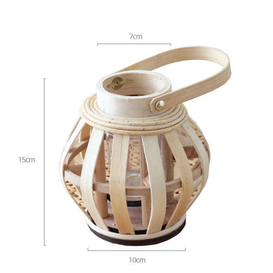 Floor Vase Bamboo Woven Lantern - Pacisia
