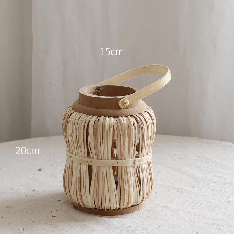 Floor Vase Bamboo Woven Lantern - Pacisia