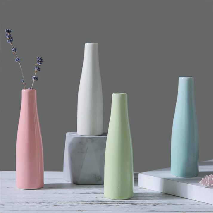 Flower Arrangement Simple Creative Classical Ceramic Small Vase - Pacisia