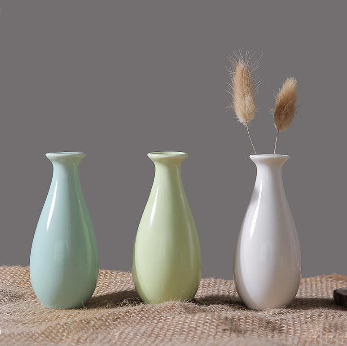 Flower Arrangement Simple Creative Classical Ceramic Small Vase - Pacisia