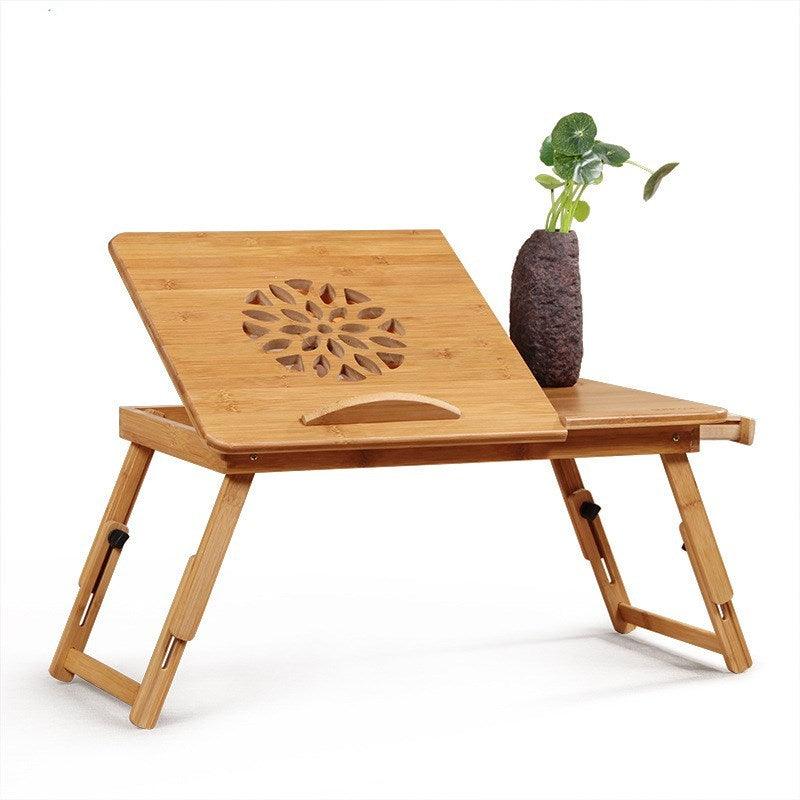 Folding Laptop Bed with Small Table Lazy Simple Desk - Pacisia
