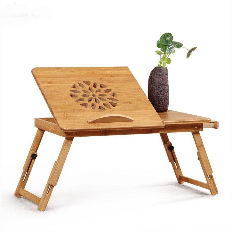 Folding Laptop Bed with Small Table Lazy Simple Desk - Pacisia