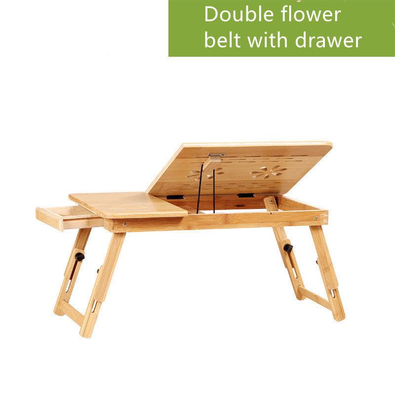 Folding Laptop Bed with Small Table Lazy Simple Desk - Pacisia