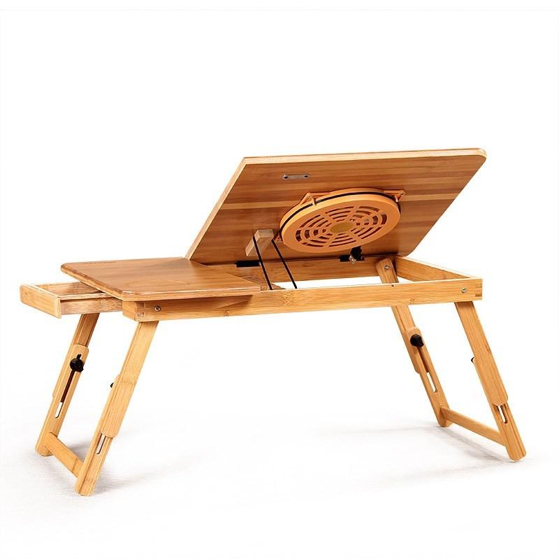 Folding Laptop Bed with Small Table Lazy Simple Desk - Pacisia