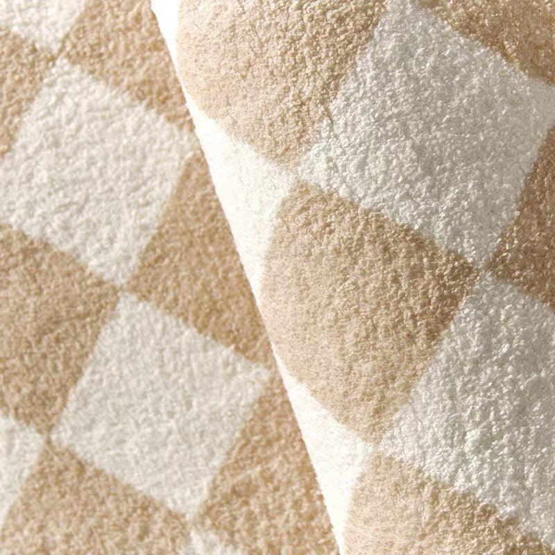 French Medieval Living Room Checkerboard Rug - Pacisia